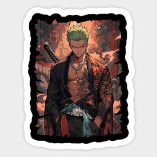 ZORO SAMURAI ANIME Sticker